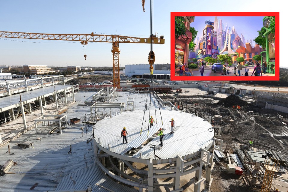 PICS: Latest peek at construction for upcoming Zootopia-themed land at Shanghai Disneyland