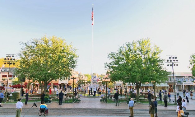 WATCH: Disneyland Reopening Day Flag Raising Ceremony commemorated by Bob Chapek