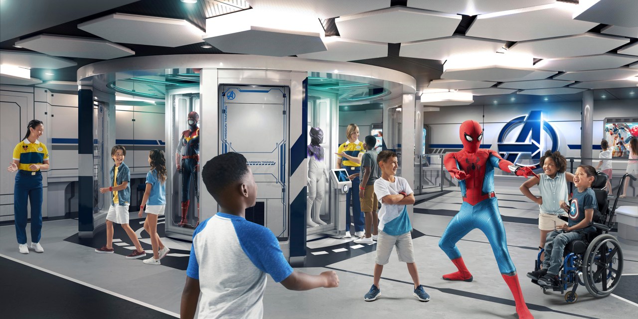 DISNEY WISH cruise ship unveils details for kid-exclusive experiences including Marvel, Princess, and Imagineering!