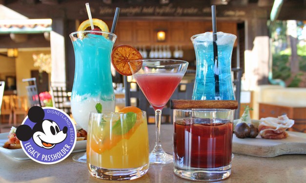 Updated menu brings more park-inspired noshables, sippables to Legacy Passholder-exclusive Alfresco Tasting Terrace