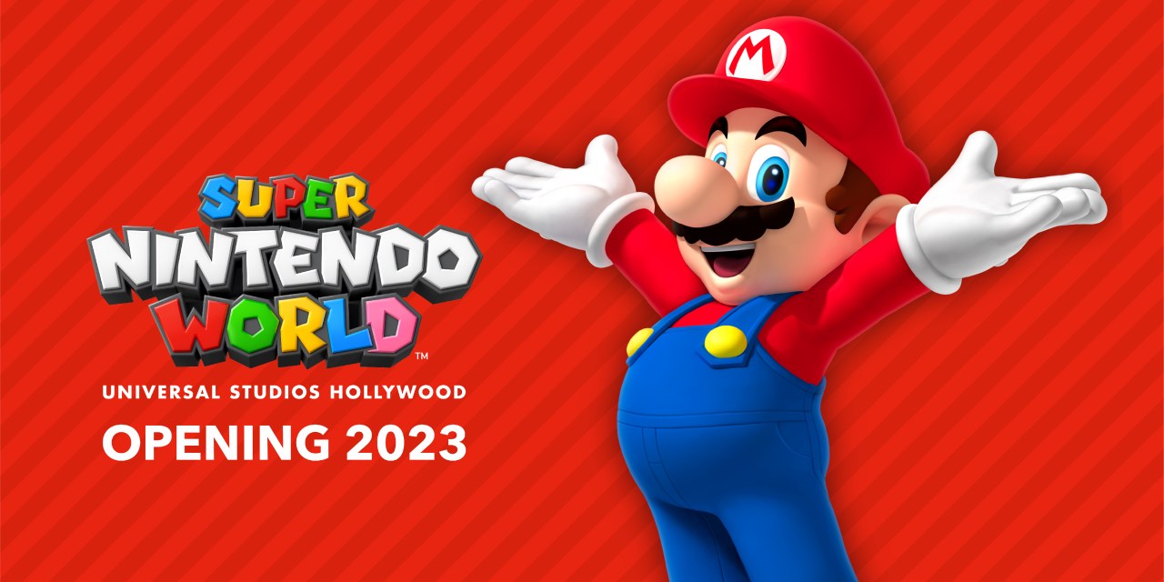 SUPER NINTENDO WORLD confirmed for 2023 debut at Universal Studios Hollywood, feature store opening soon
