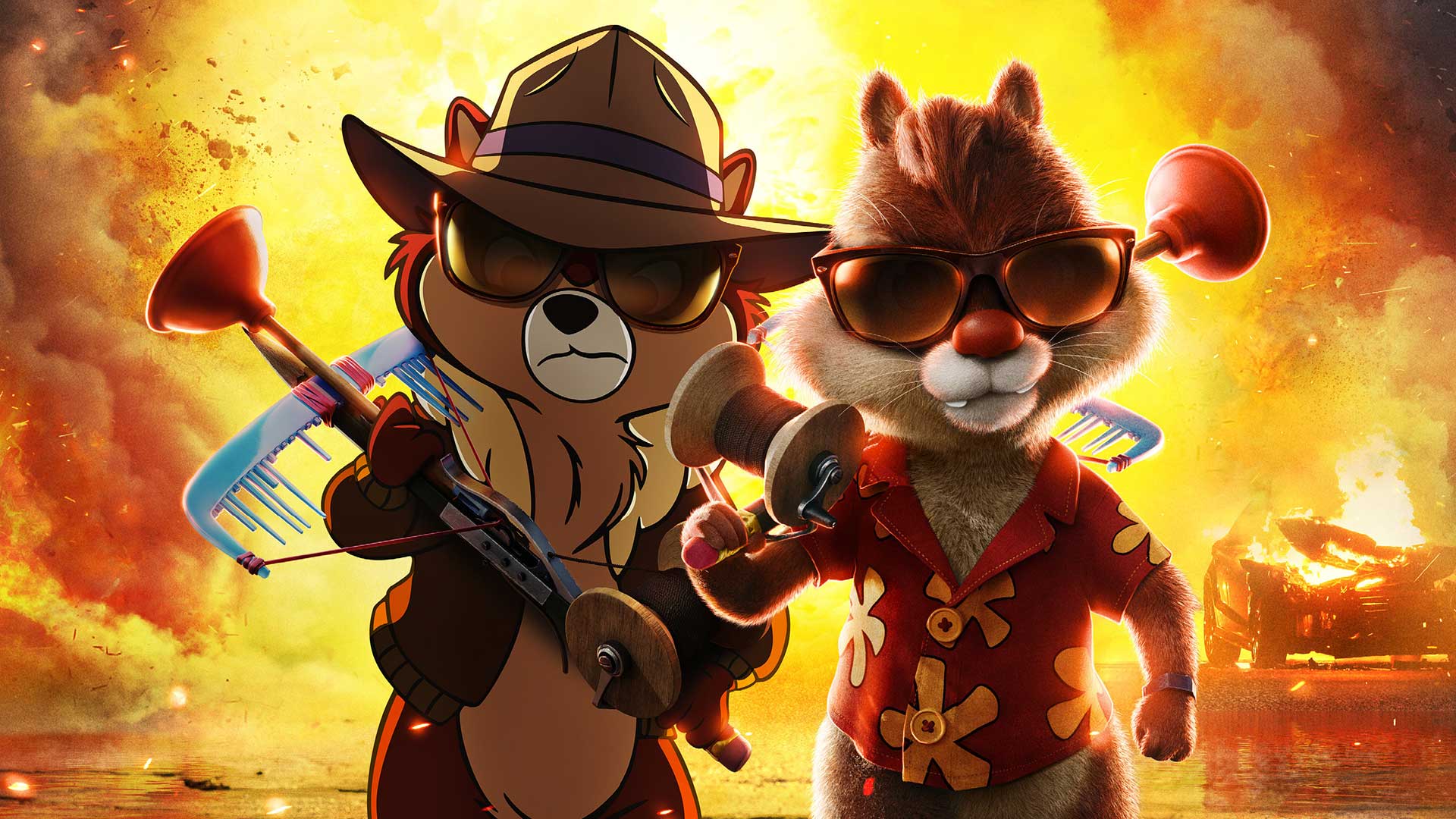 WDI Disney Rescue Rangers Expo チップ　デール disney-plus-