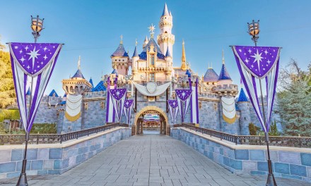 FIRST LOOK: Sleeping Beauty Castle shimmering overlay celebrates Disney 100 Years of Wonder | #Disney100