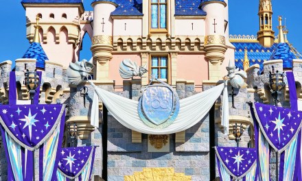 FIRST LOOK: Sleeping Beauty Castle shimmering overlay celebrates Disney 100 Years of Wonder | #Disney100