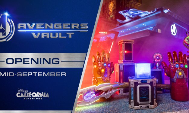 AVENGERS VAULT is a new store coming Mid-Sep. to Avengers Campus at Disney California Adventure