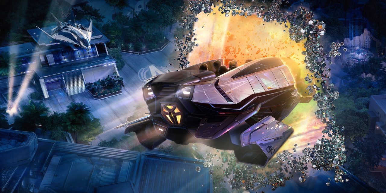 CONCEPT ART: Sneak peek at upcoming Avengers Campus multiversal E-ticket attraction vehicle