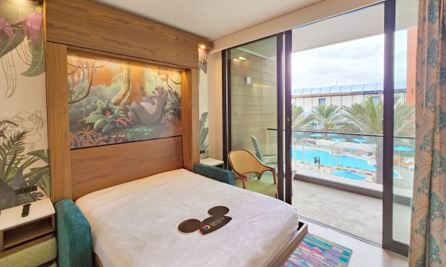 ROOM TOUR: Duo Studio, Jungle Book theme, preferred view at Villas at Disneyland Hotel