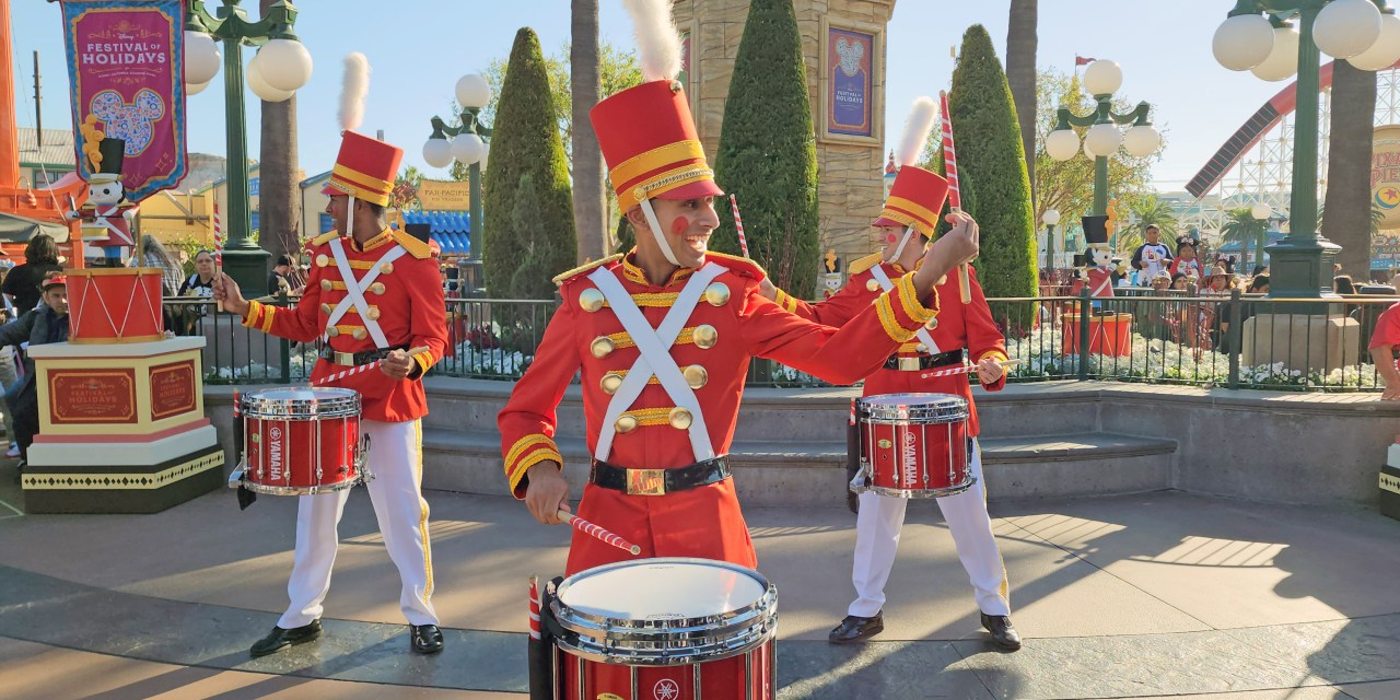 GUIDE: Holiday Toy Drummers are a joyful and lively part of the 2023 season of the #DisneyHolidays