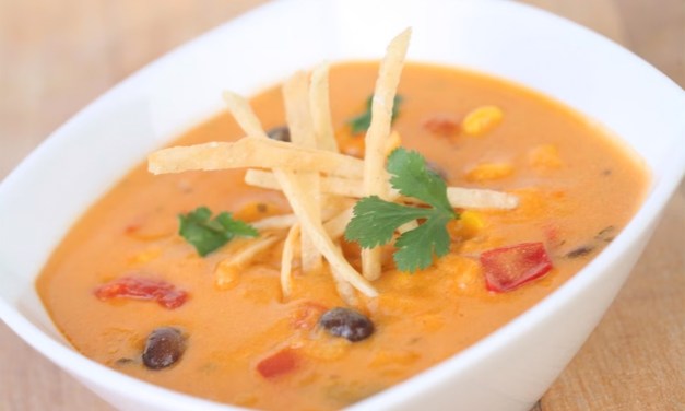 RECIPE: Cheesy Enchilada Soup from Fiddler, Fifer & Practical Cafe at Disney California Adventure