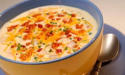 RECIPE: Loaded Baked Potato Soup from Carnation Café at Disneyland