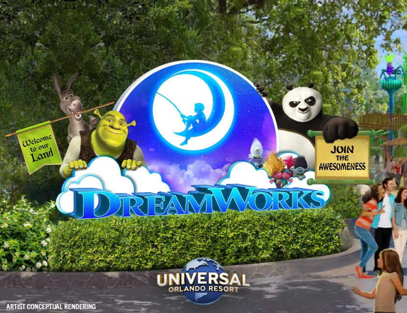 DreamWorks Land coming Summer 2024 with SHREK, TROLLS, KUNG-FU PANDA, and more!