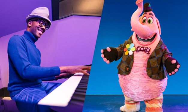 Bing-Bong and Joe Gardner characters now greeting exclusively at Pixar Place Hotel