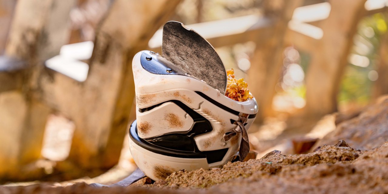 Salvaged Stormtrooper Helmet Bucket novelty item coming May 4th to Disneyland, later in Disney’s Hollywood Studios