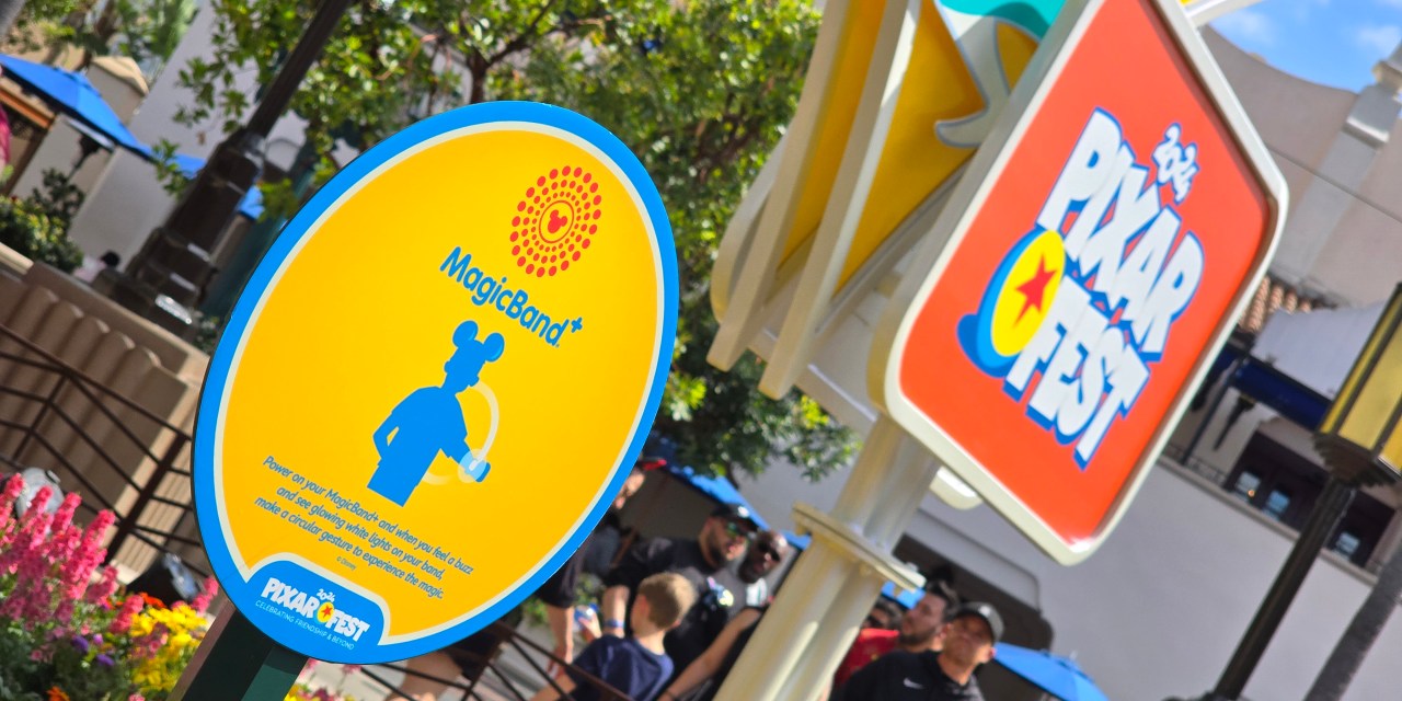 New Pixar Fest MagicBand+ gesture activation point appears at Disney California Adventure