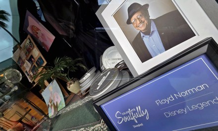 Disney Legend Floyd Norman career celebrated in tribute window at Disney California Adventure
