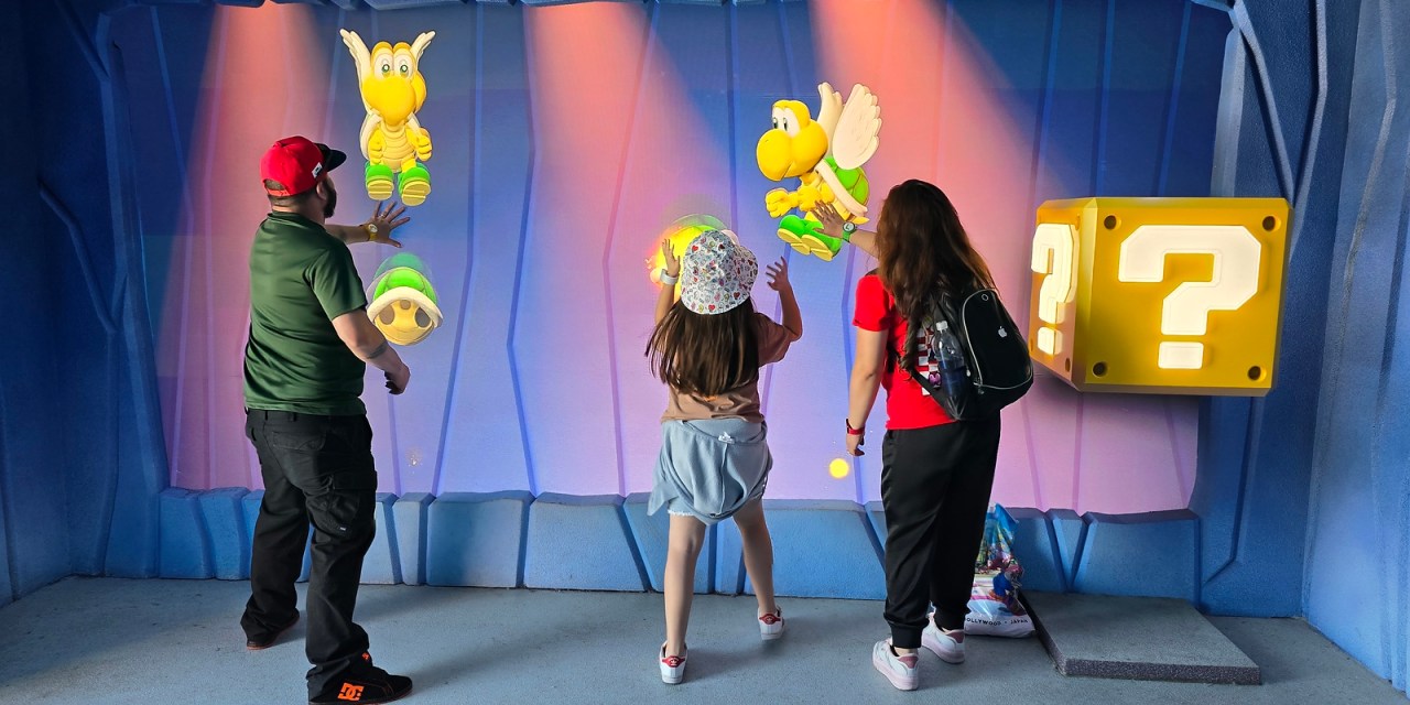 New Power-Up wall adds more interactive games at Super Nintendo World in Universal Studios Hollywood