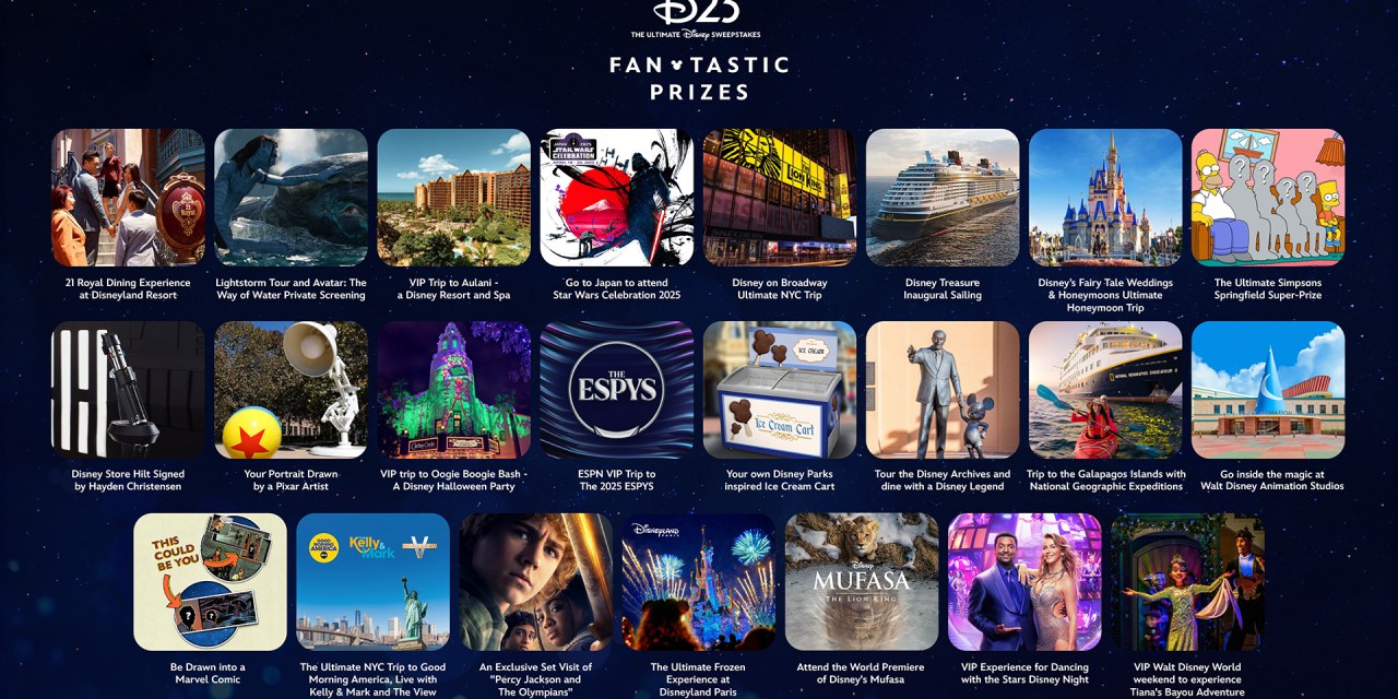 Dine at 21 Royal, Cruises, and Tours amongst prizes for ‘The Ultimate Disney Sweepstakes: FANtastic Prizes’