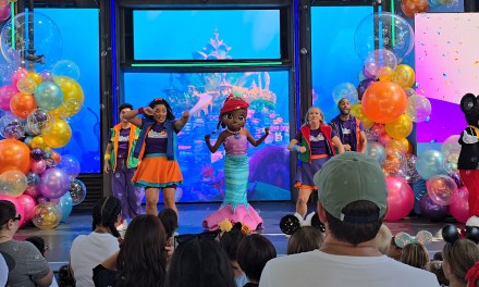 D23 DAY: Disney Jr ‘s Ariel and other Disney characters dance up a storm at DCA
