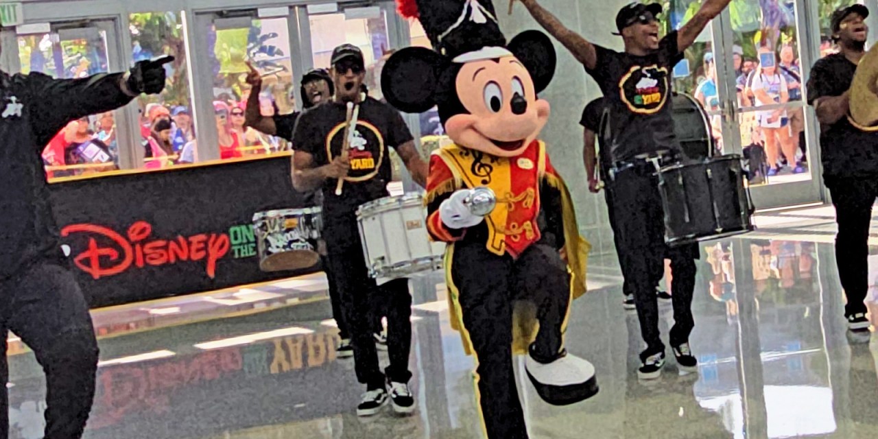 D23 2024: Watch Disney on the Yard stomp in with Mickey Mouse