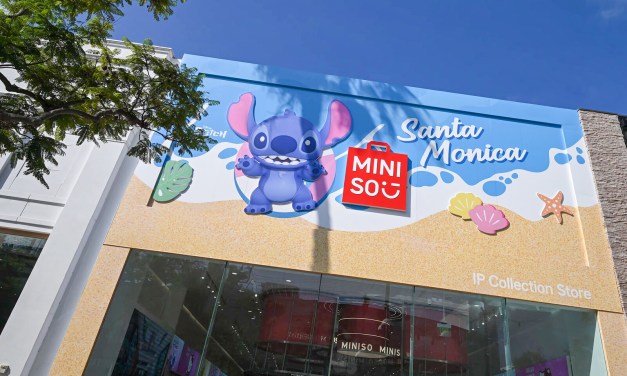 MINISO Santa Monica opens with beachy Stitch takeover