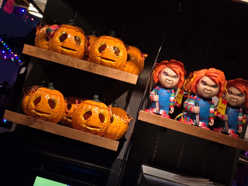 Novelty buckets, sippers with Chucky & Lil' Boo for 2024 Halloween