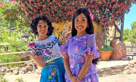 Isabela from ENCANTO makes Disneyland debut