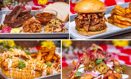 Full menu (with prices) for Hungry Bear Barbecue Jamboree at Disneyland