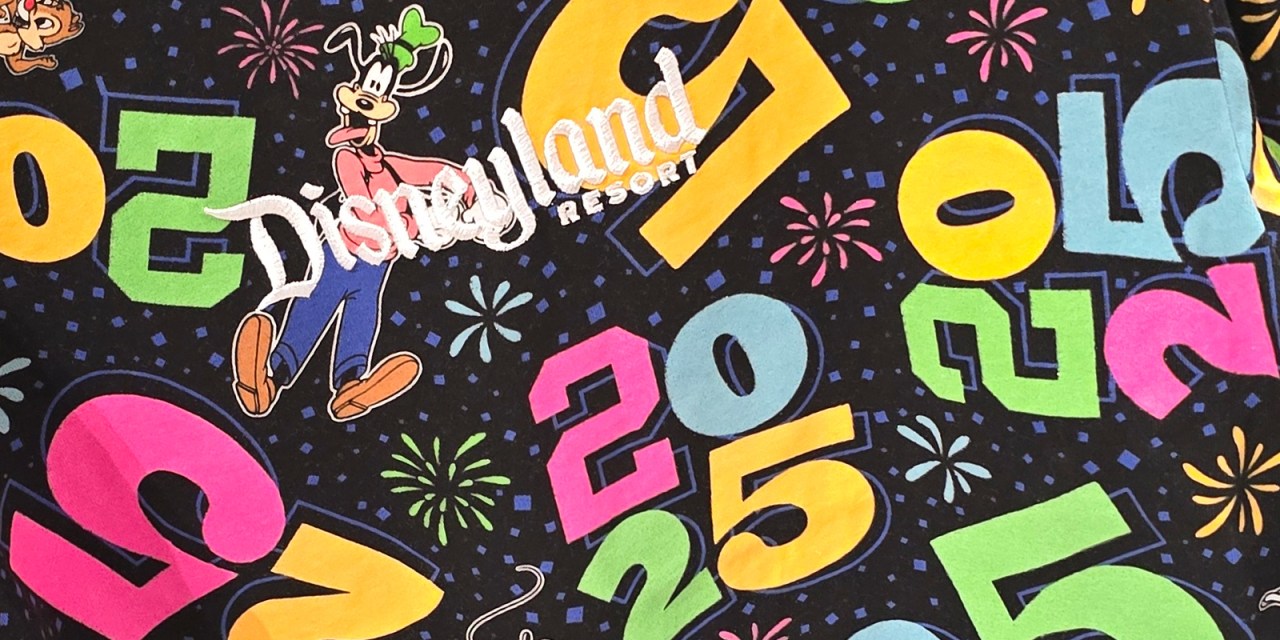 2025 year-branded Disneyland merchandise hits shelves