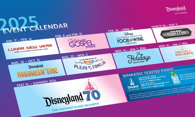 Disneyland 2025 Event Calendar confirms 70th celebration, returning favorites