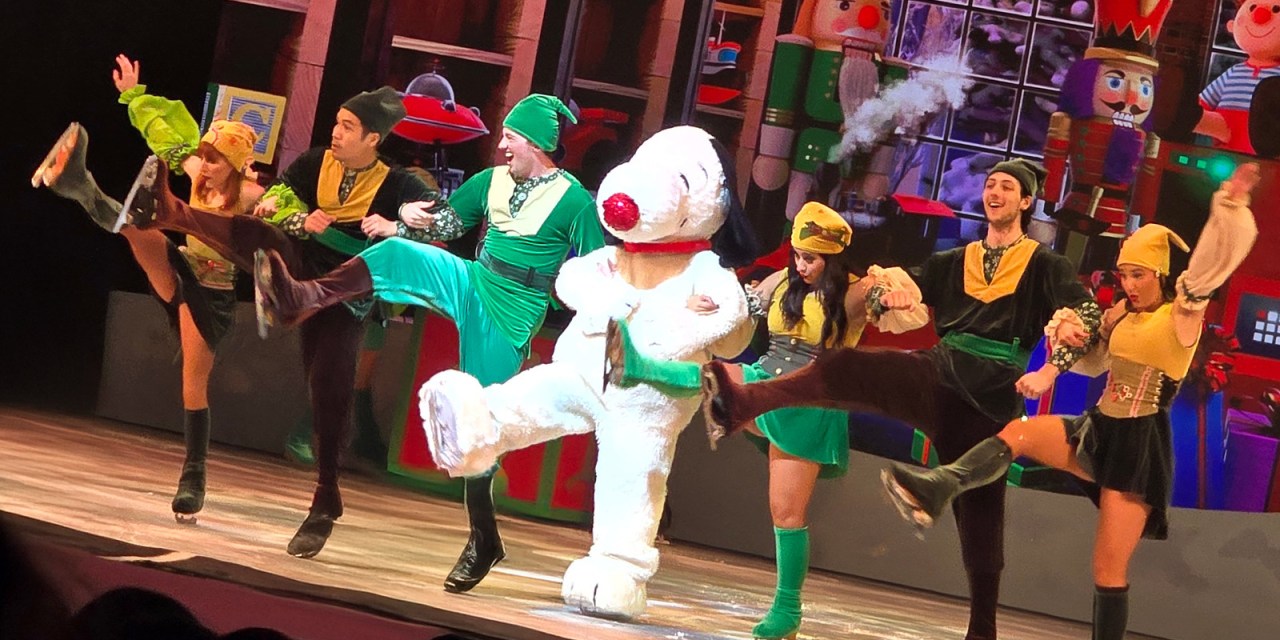 GUIDE: Snoopy’s Night Before Christmas ice spectacular for the 2024 holiday season at Knott’s Merry Farm
