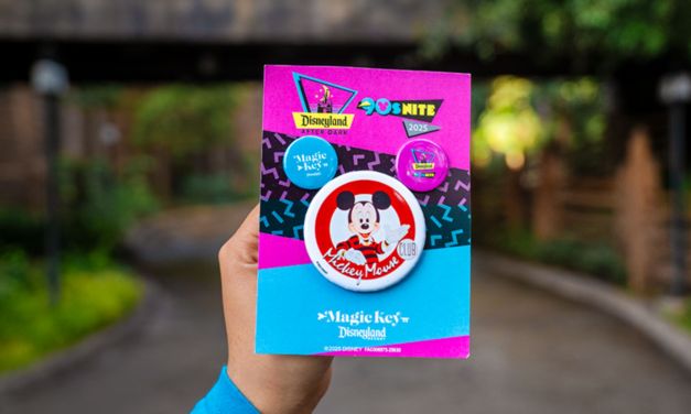 MAGIC KEY PERK: Free collectible button set for 2025 90s’ Nite, Disneyland After Dark