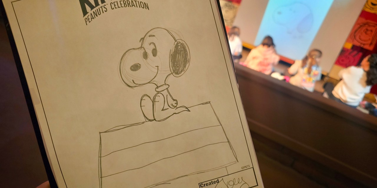 GUIDE: PEANUTS Sketch School, 2025 Knott’s PEANUTS Celebration