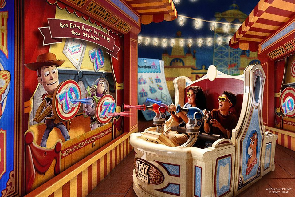 Toy Story Midway Mania will get updates for #Disneyland70