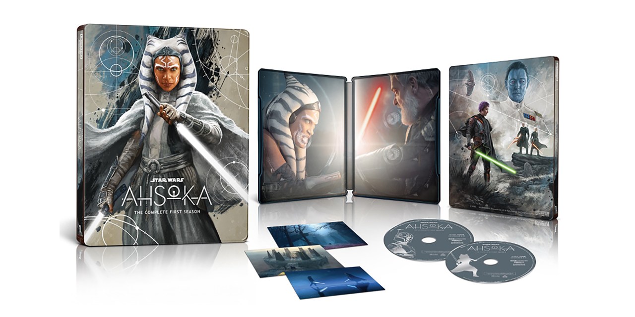 AHSOKA Complete First Season Steelbook 4K UHD and Blu-ray release, Dec. 3, 2024