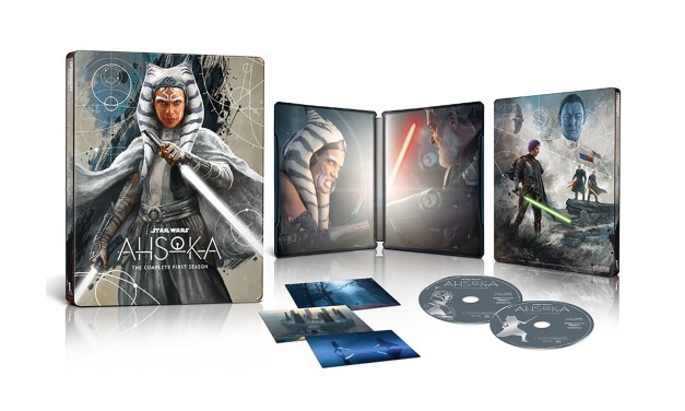 AHSOKA Complete First Season Steelbook 4K UHD and Blu-ray release, Dec. 3, 2024