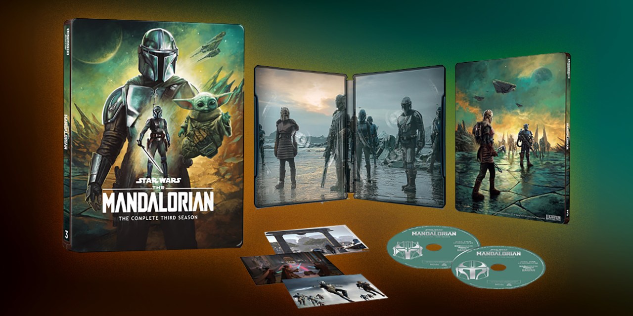 THE MANDALORIAN Complete Third Season Steelbook 4K UHD and Blu-ray release, Dec. 3, 2024