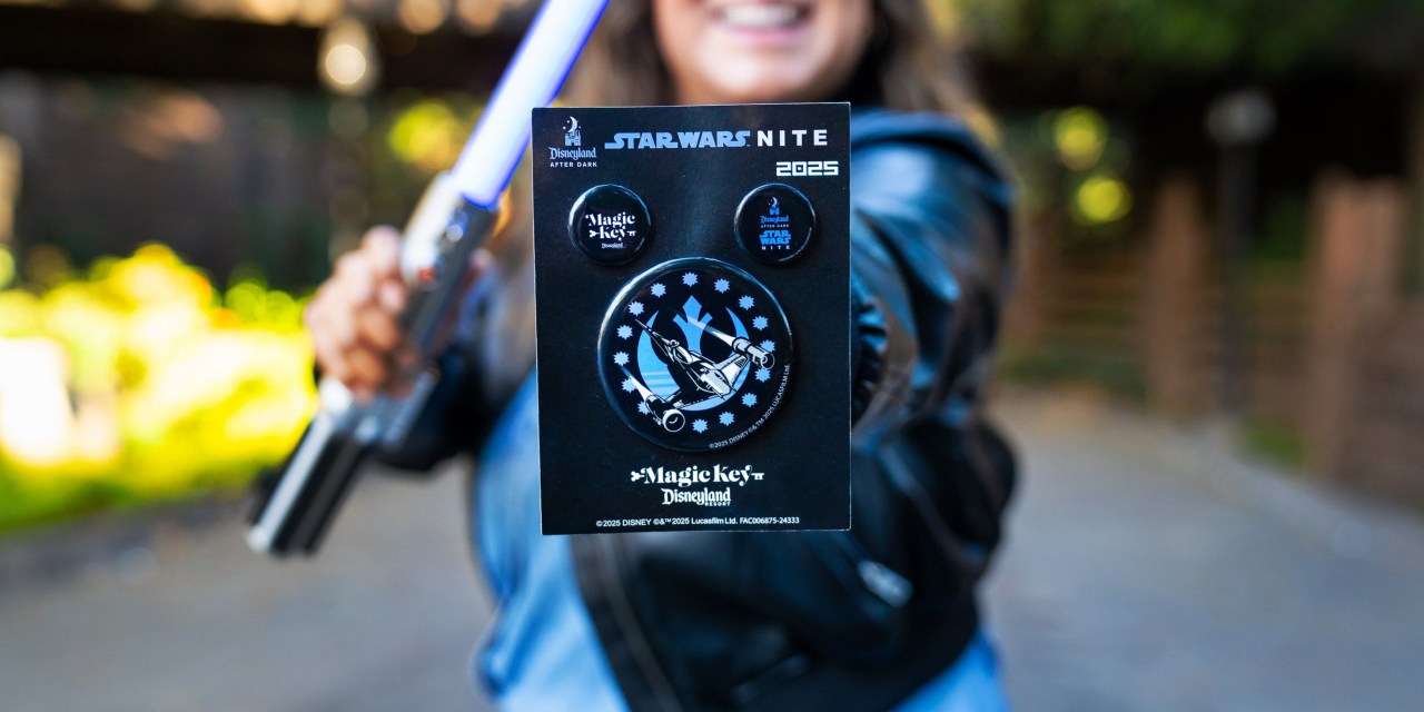MAGIC KEY PERK: Free collectible button set for 2025 Star Wars Nite, Disneyland After Dark