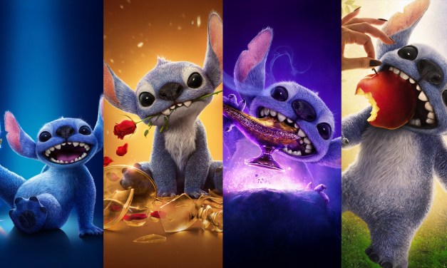 Stitch crashes live action reboot posters to promote LILO & STITCH