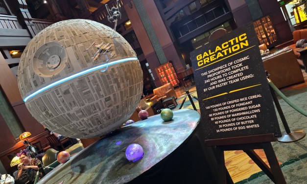 Death Star confection for 2025 Season of the Force at Disney’s Grand Californian
