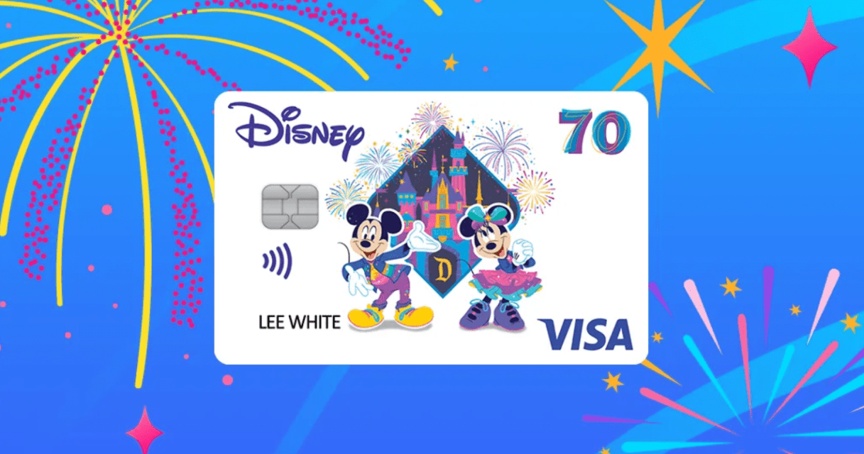 FIRST LOOK: New #Disneyland70 design unveiled for Disney Visa