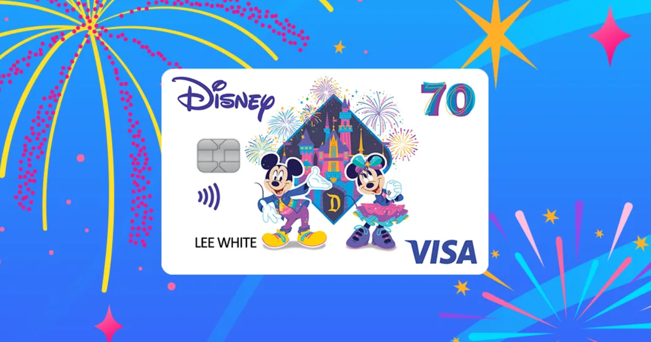 FIRST LOOK: New #Disneyland70 design unveiled for Disney Visa ...