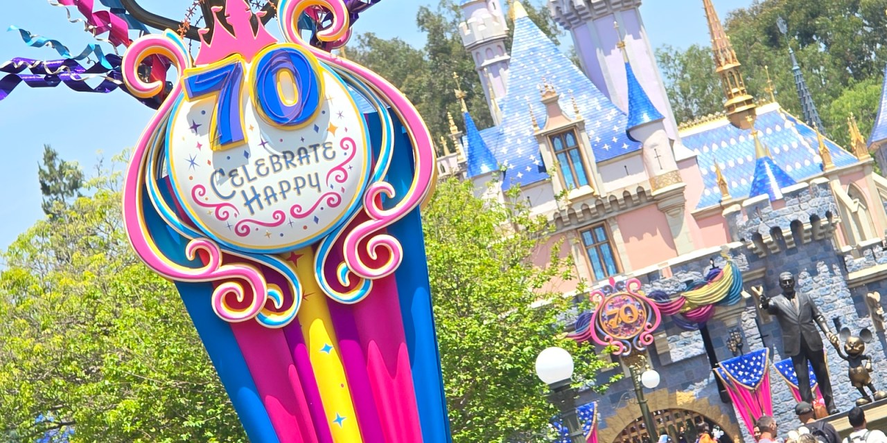 CLOSER LOOK: Colorful décor for #Disneyland70