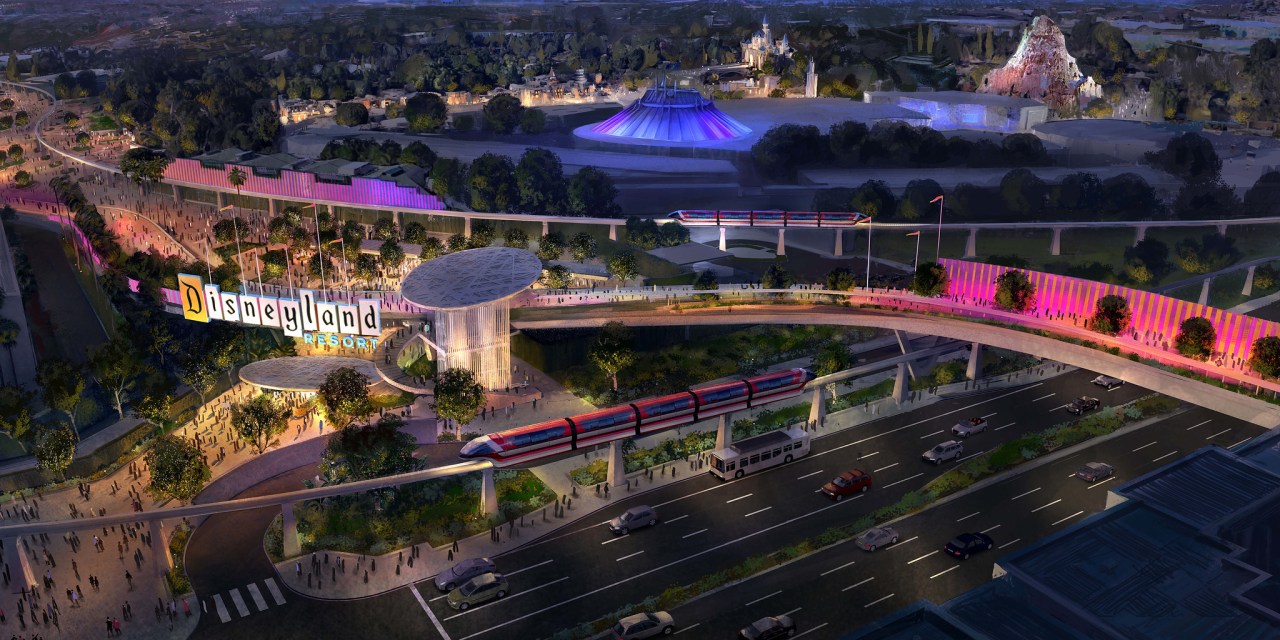 Disneyland confirms new parking, transportation hub, pedestrian bridge