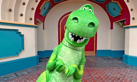 REX is now appearing at Pixar Pier, celebrating 30  years of TOY STORY