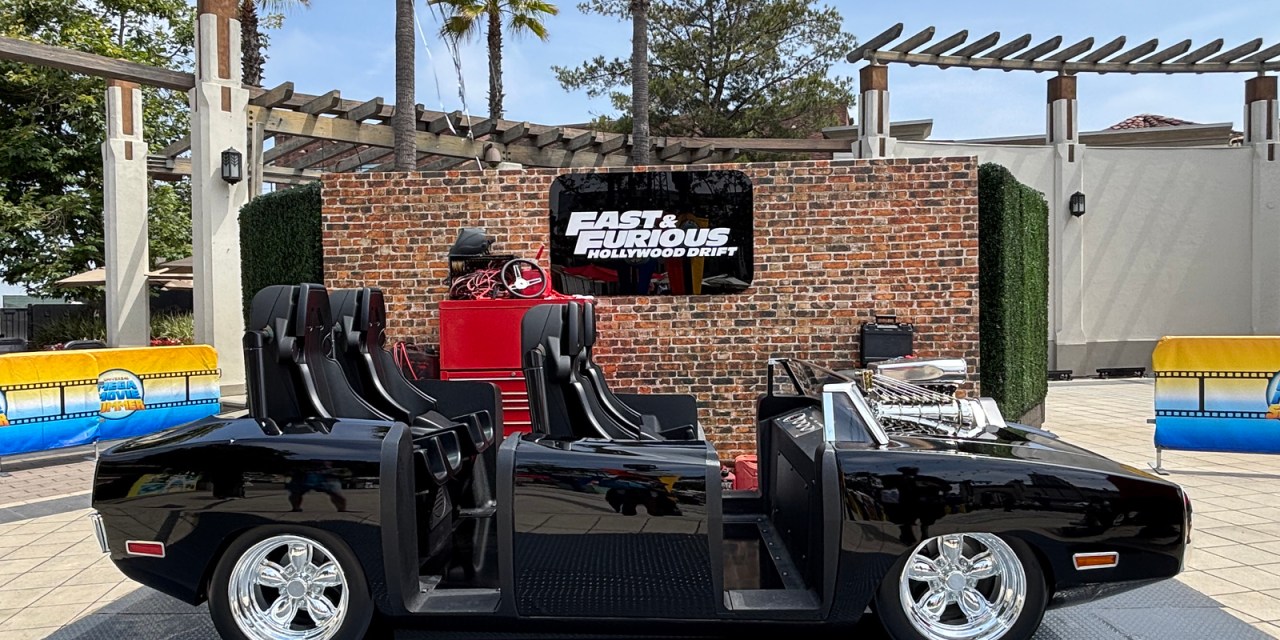 FIRST LOOK: Fast & Furious: Hollywood Drift ride vehicles will hit 72 MPH