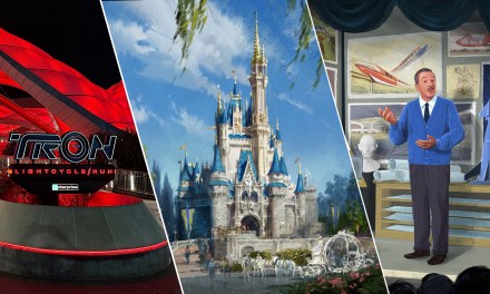 DETAILS: Cinderella Castle repaint, TRON overlay, and Walt animatronic at Carousel of Progress