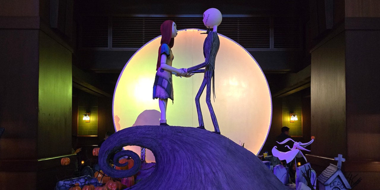 Jack and Sally confectionery at Grand Californian for 2025 Halloween Time