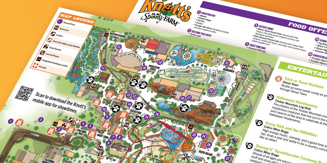 EVENT MAP: 2025 Knott’s Spooky Farm — trick or treating, dining, and more