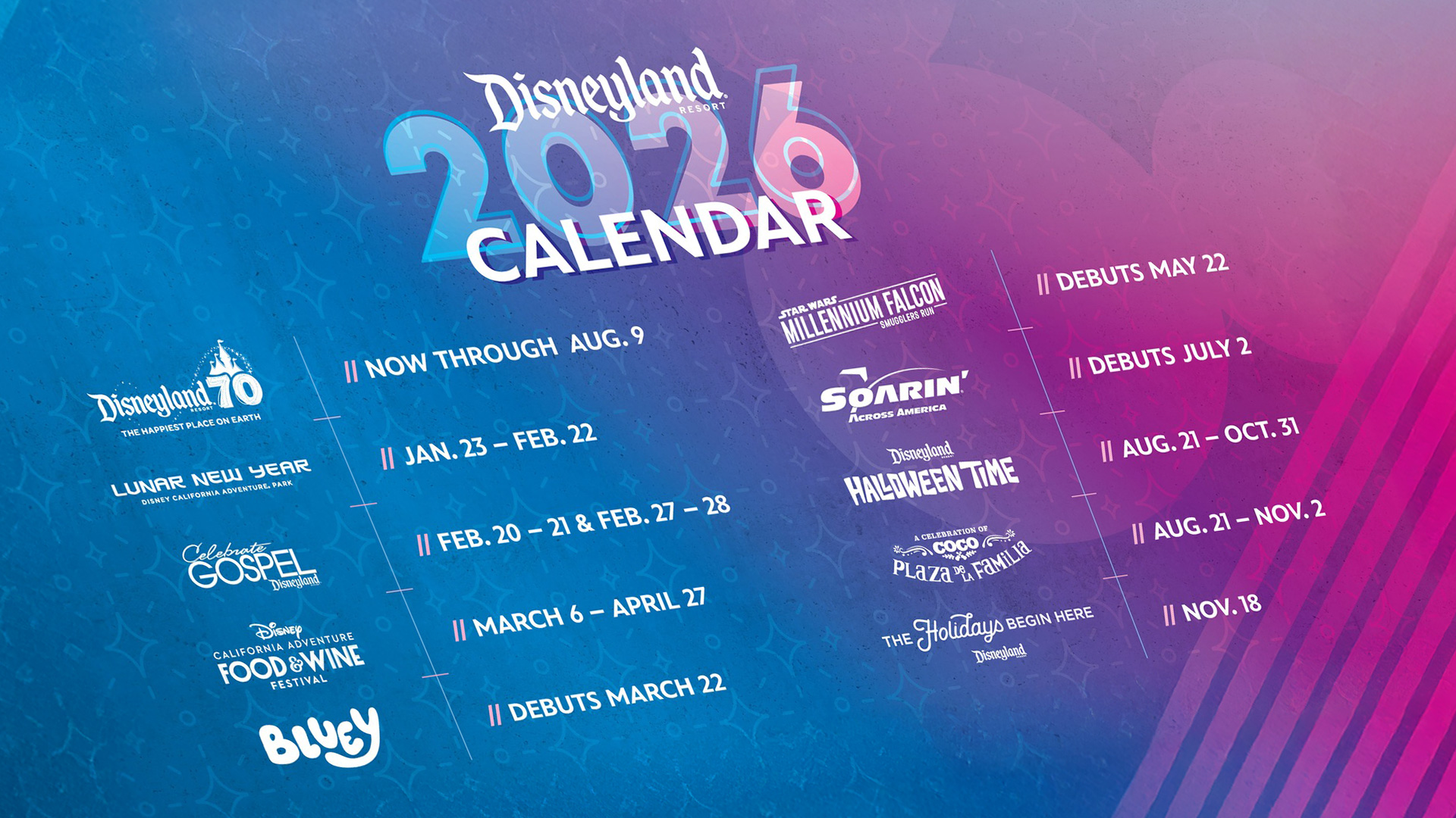 disneyland-2026-event-calendar-confirms-new-fun-returning-favorites
