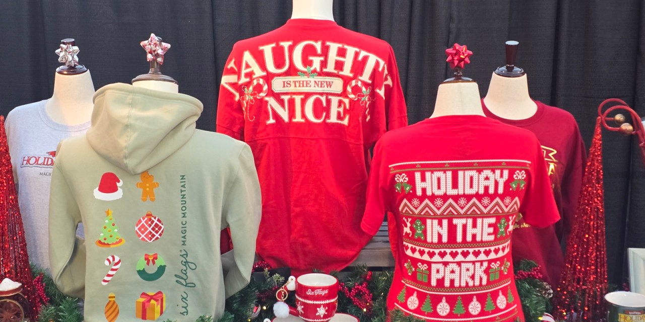 MERCH RUN: Everything in store for 2025 Magic Mountain’s Holiday in the Park
